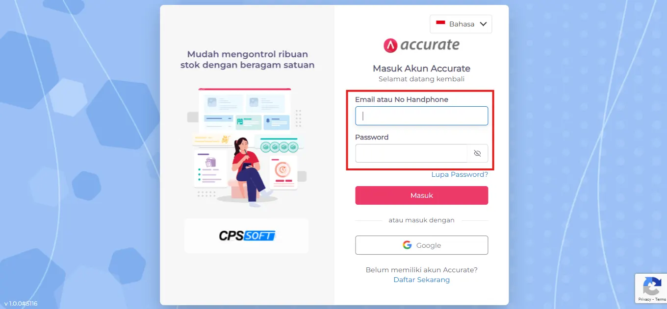 Ubah Email Akun Accurate Online
